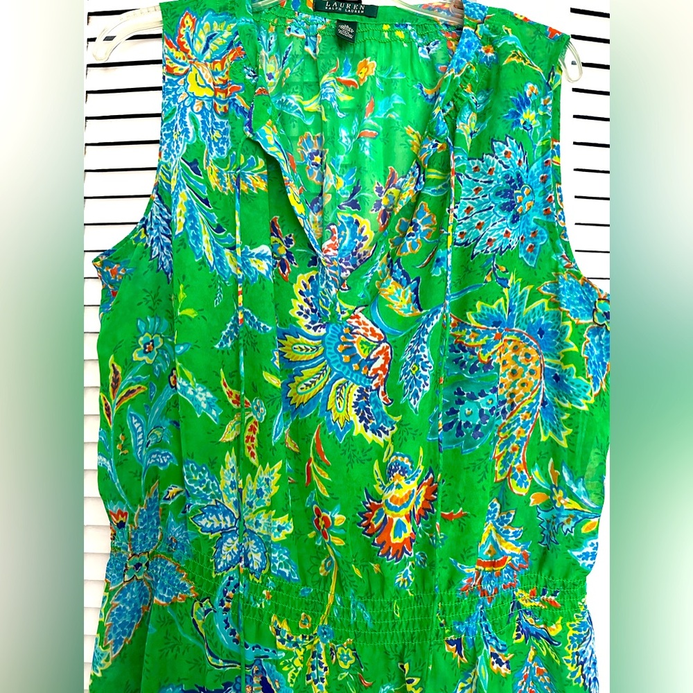 NWOT sheer Ralph Lauren dress - Picture 2 of 4